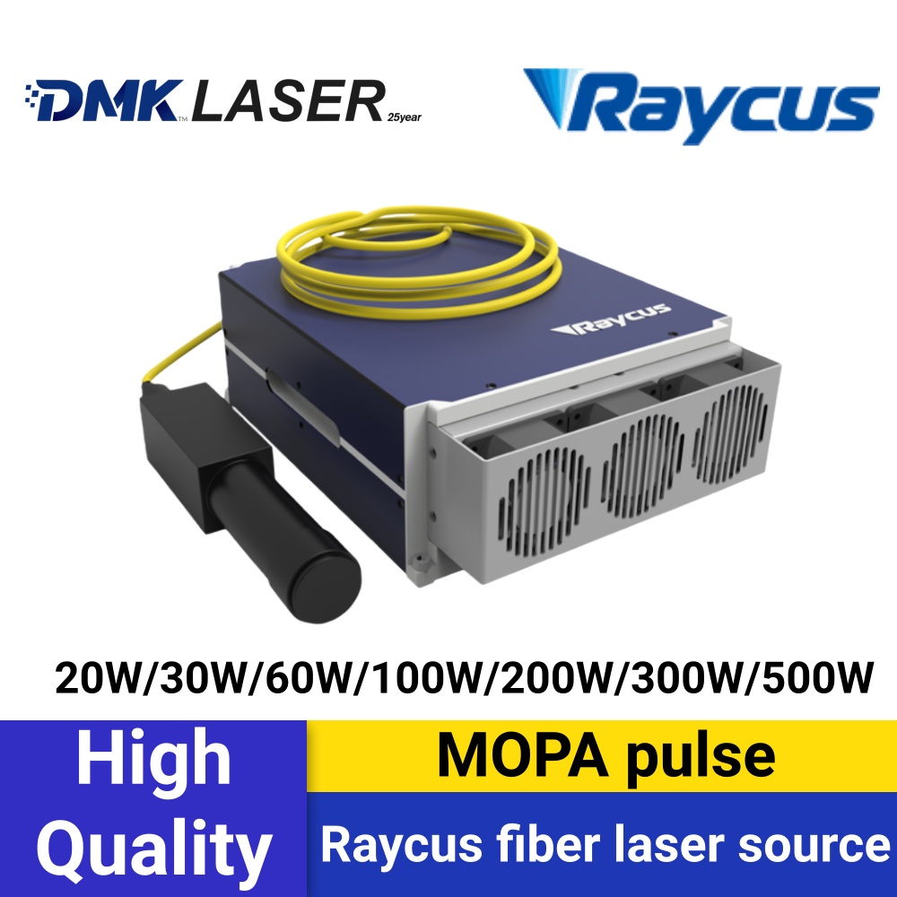 Fiber Laser Marking Machine 30W - مصدر ليزر ألياف نبضي أصلي من