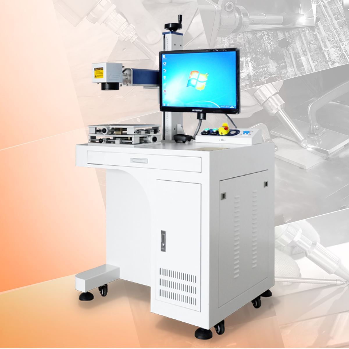 Fiber Laser Marking Machine 30W - 30 واط 50 واط 100 واط