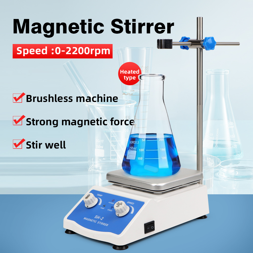 Lab Magnetic Stirrer Hot Plate - التدفئة محرك مغناطيسي خلاط 1000 مللي