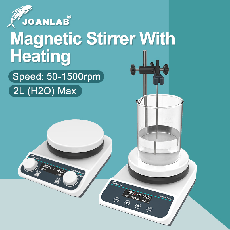 Lab Magnetic Stirrer Hot Plate - JOANLAB محرك مغناطيسي مع محرك التدفئة