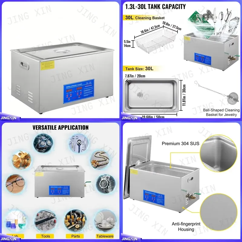 Ultrasonic Cleaner 30L Industrial - مخصص لجهاز التنظيف بالموجات فوق الصوتية