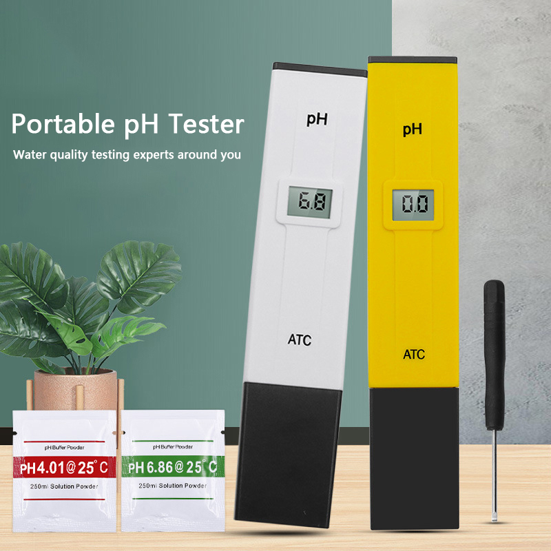 Ph Meter Digital Water Tester - مقياس درجة الحموضة الرقمية مختبر بي