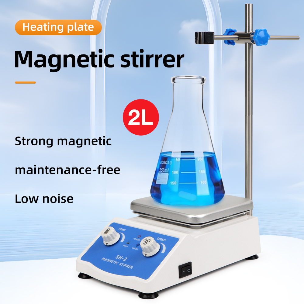 Lab Magnetic Stirrer Hot Plate - التدفئة محرك مغناطيسي شاشة ديجيتال محرك
