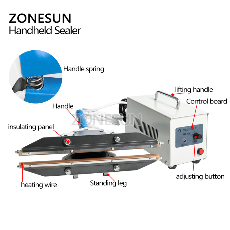 Plastic Bag Impulse Heat Sealer - ماكينة لحام الأكياس البلاستيكية المحمولة من