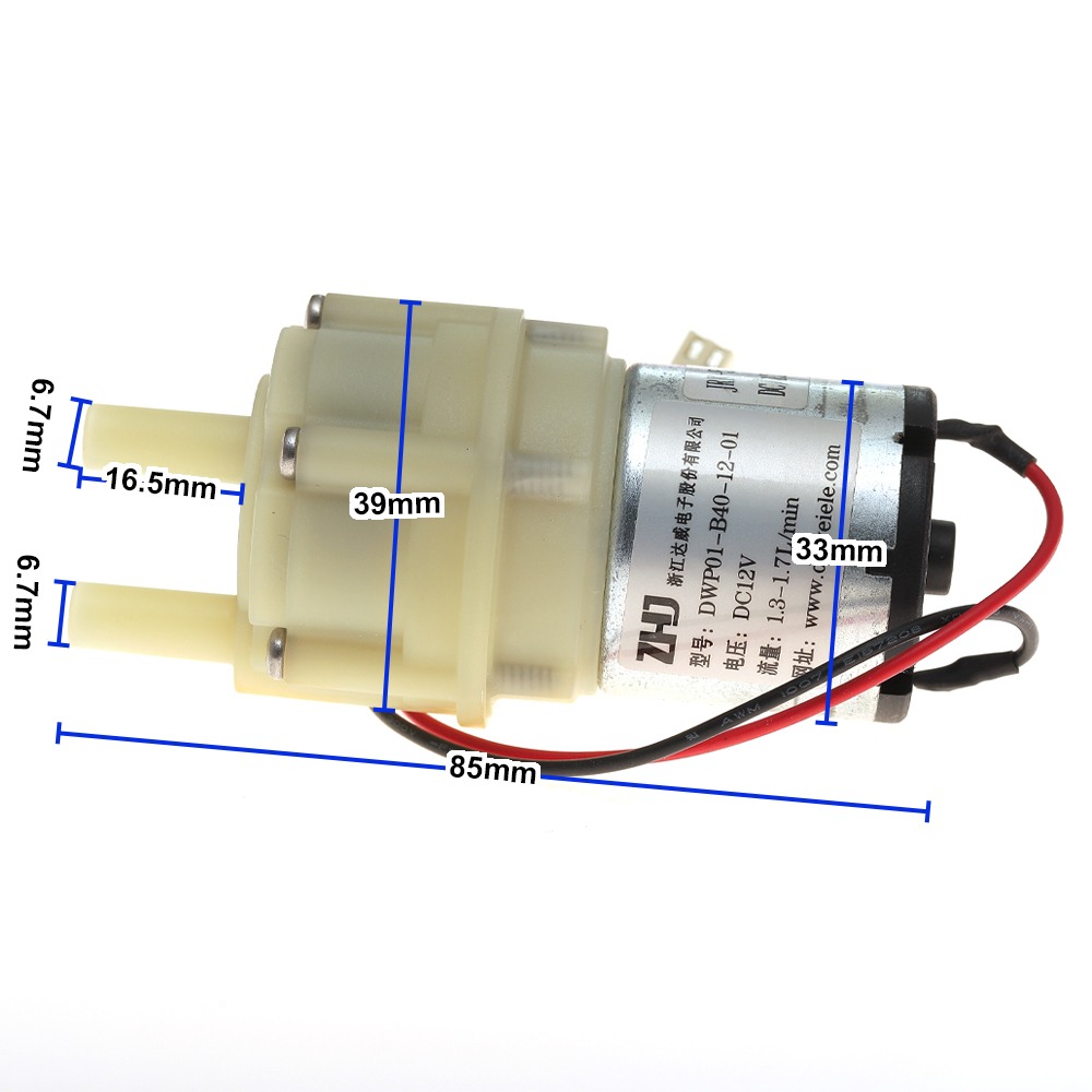 Mini Peristaltic Pump 12V - مضخة مياه صغيرة 528 DC6-12V مع