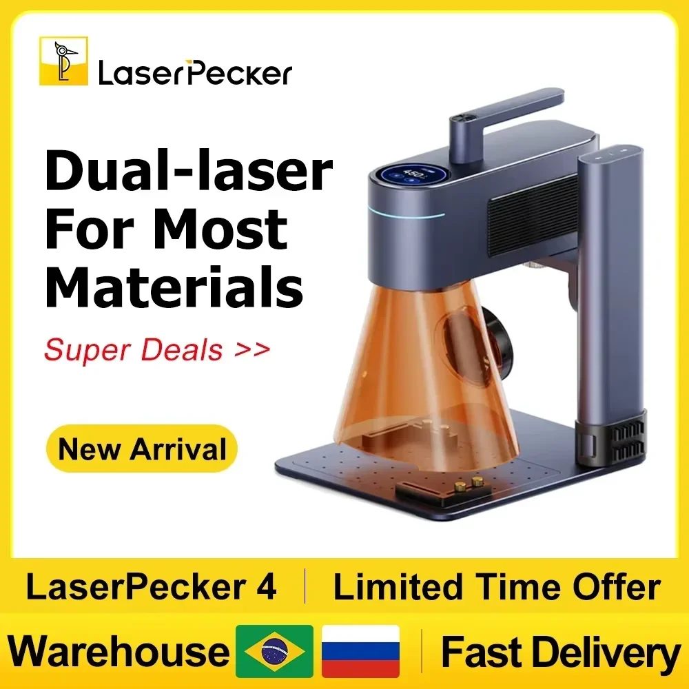 Fiber Laser Marking Machine 30W - آلة النقش بالليزر LASERPECKER 4 LP4