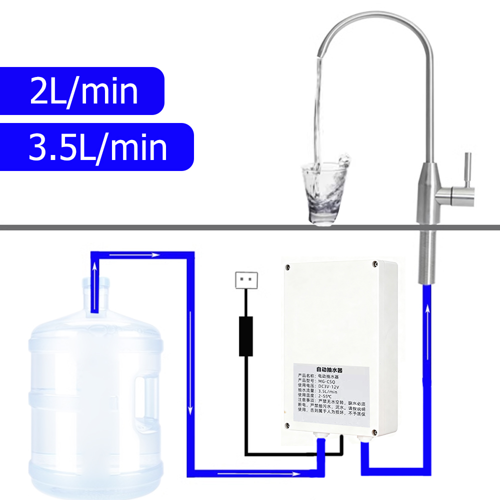 Mini Peristaltic Pump 12V - قافلة المطبخ مضخة مياه كهربائية صنبور