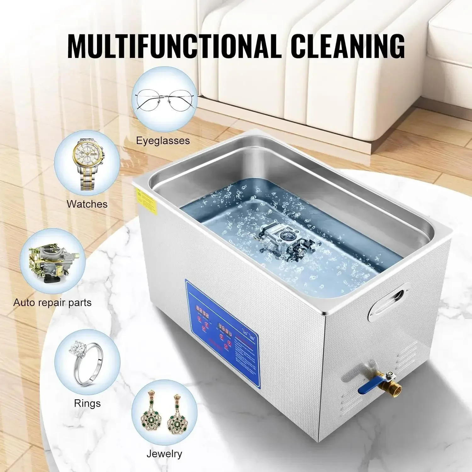 Ultrasonic Cleaner 30L Industrial - كمية محدودة! منظف بالموجات فوق الصوتية