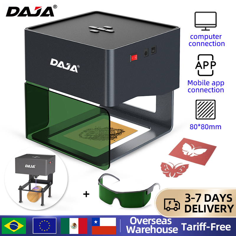 Fiber Laser Marking Machine 30W - DAJA DJ6 ماكينة حفارة ليزر صغيرة