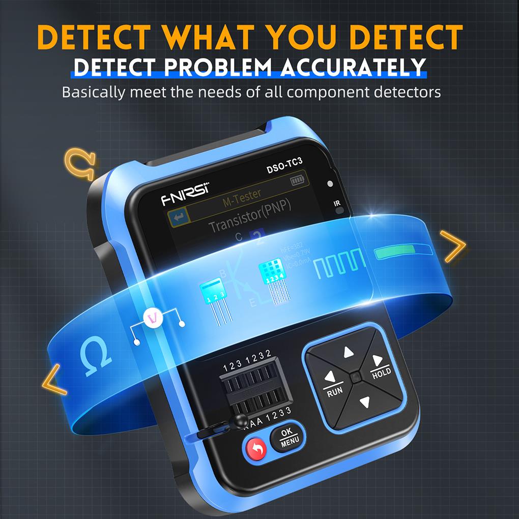 Fnirsi Digital Oscilloscope Handheld - FNIRSI-جهاز تذبذب رقمي محمول باليد صغير