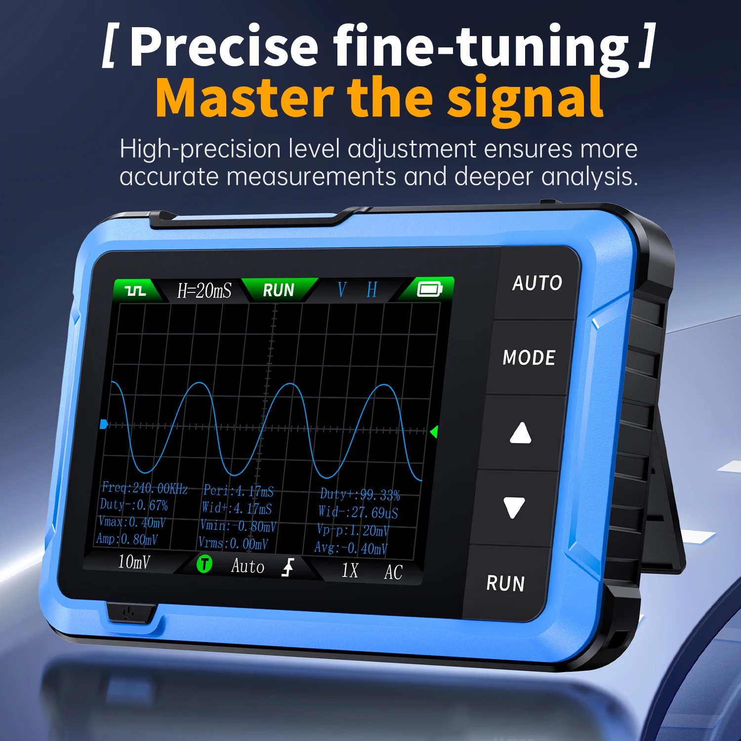 جهاز FNIRSI DSO510 الجديد: راس - مراجعة Fnirsi Digital Oscilloscope Handheld وسعره