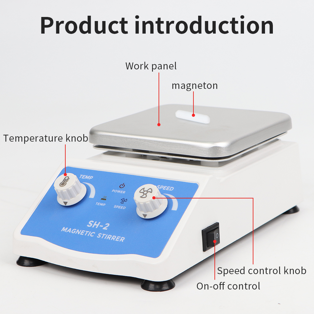 التدفئة محرك مغناطيسي خلاط 100 - مراجعة Lab Magnetic Stirrer Hot Plate وسعره