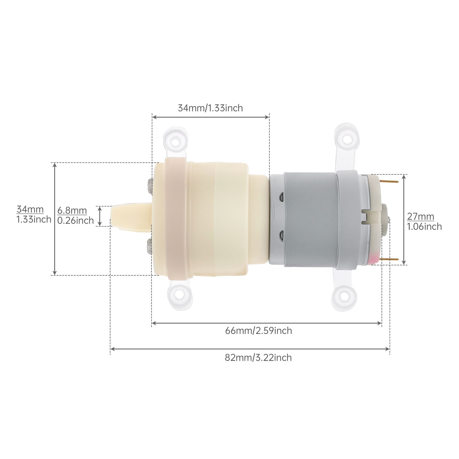 R365 محرك مضخة مياه صغير تيار  - مراجعة Mini Peristaltic Pump 12V وسعره