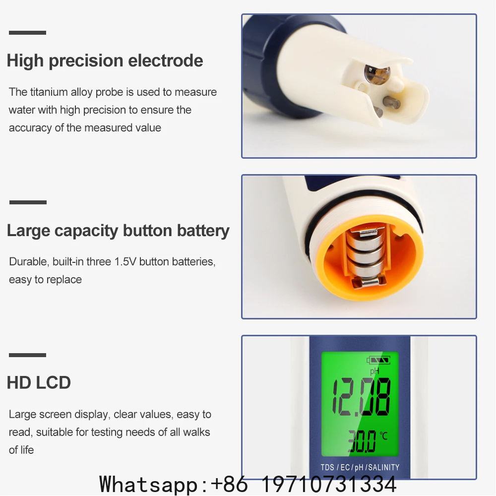 جهاز قياس رقمي 5 في 1 لقياس در - مراجعة Ph Meter Digital Water Tester وسعره