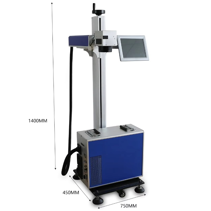 آلة نقش وطباعة بالليزر عالية ا - مراجعة Fiber Laser Marking Machine 30W وسعره