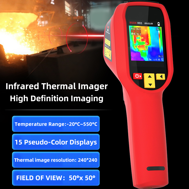 كاميرا تصوير حراري HX1 بدقة 24 - مراجعة Thermal Imaging Camera Pcb Repair وسعره