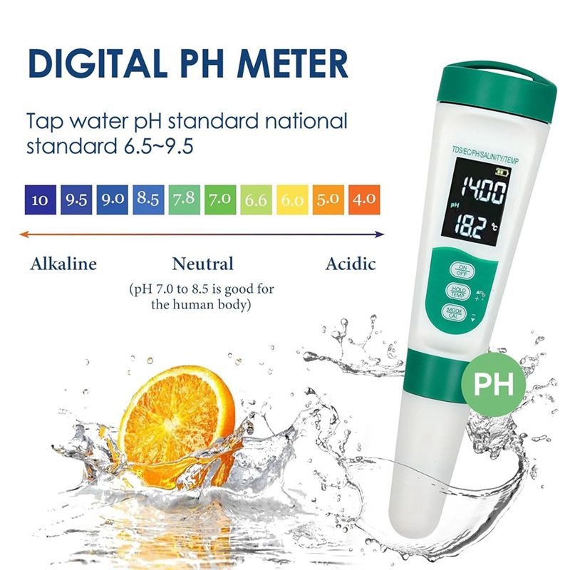 جهاز قياس الرقم الهيدروجيني ال - مراجعة Ph Meter Digital Water Tester وسعره