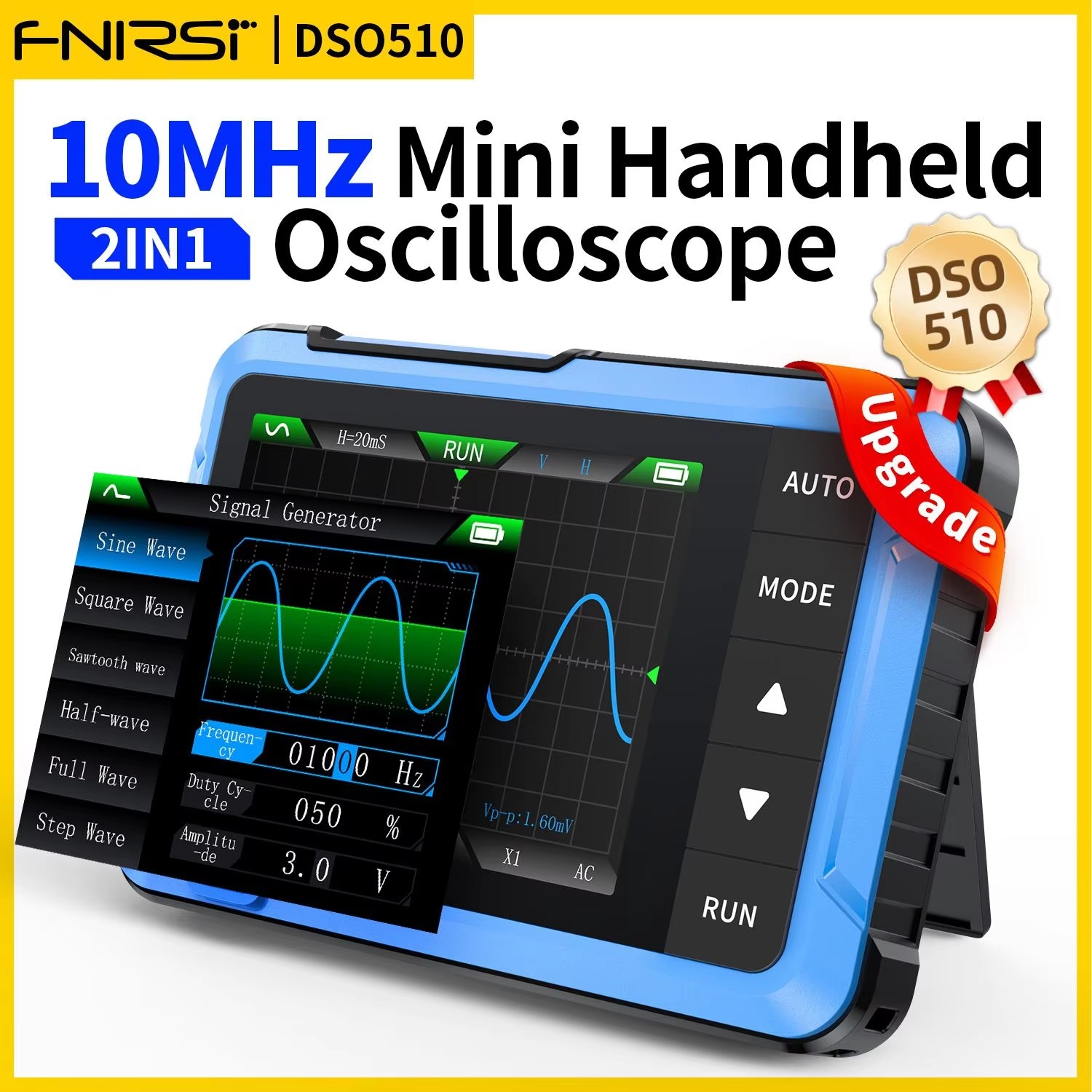 FNIRSI جديد DSO510 DSO152 DSO1 - مراجعة Fnirsi Digital Oscilloscope Handheld وسعره