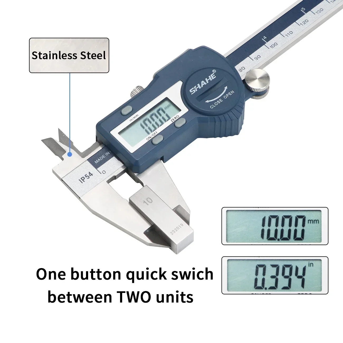 SHAHE فرجار رقمي، أداة قياس ال - مراجعة Digital Caliper 150Mm Stainless Steel وسعره