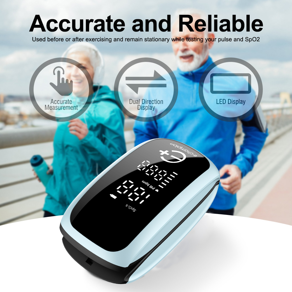 AiQUE قابلة للشحن الطبية الرقم - مراجعة Pulse Oximeter Fingertip Rechargeable وسعره