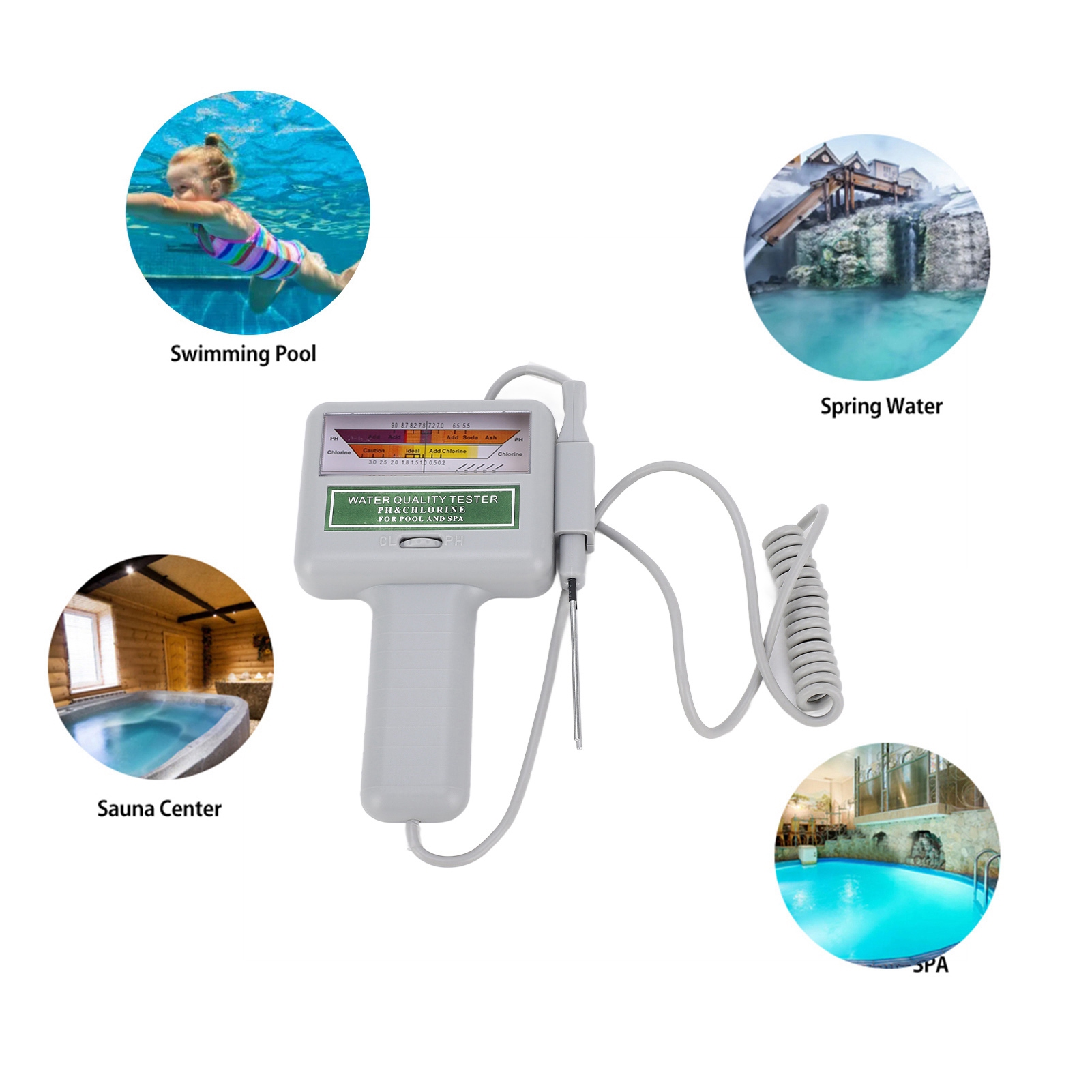 جهاز اختبار رقمي لمياه حمامات  - مراجعة Ph Meter Digital Water Tester وسعره