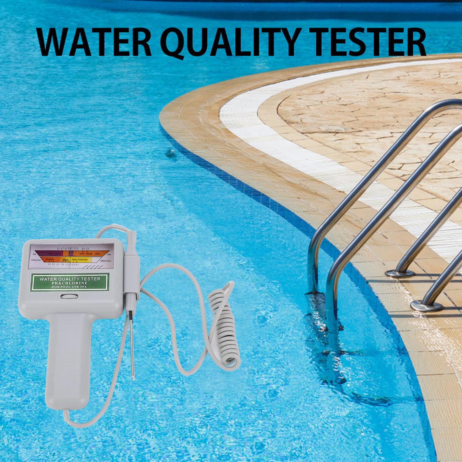 جهاز اختبار رقمي لمياه حمامات  - مراجعة Ph Meter Digital Water Tester وسعره