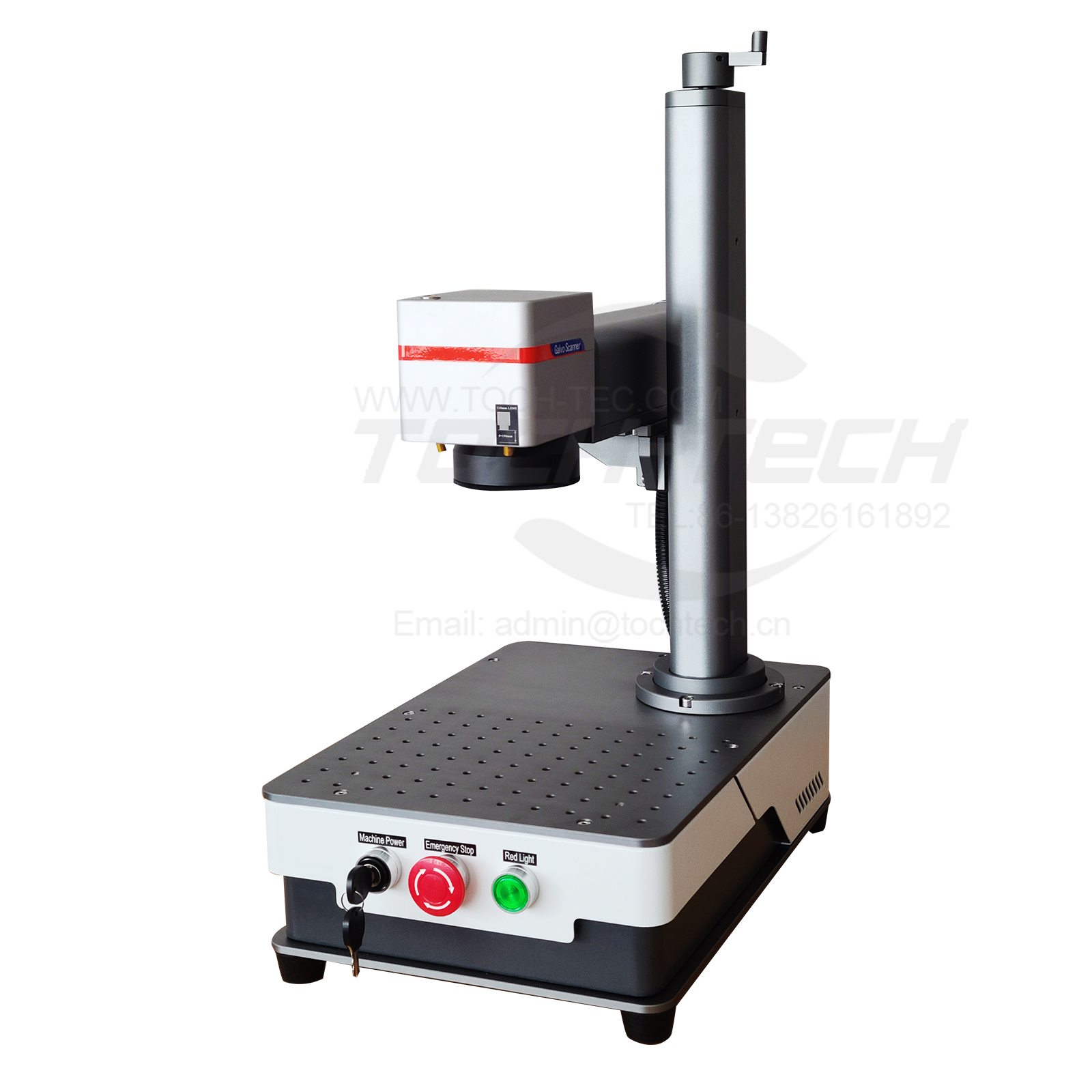 آلة نقش وقطع بالليزر المعدني 3 - مراجعة Fiber Laser Marking Machine 30W وسعره