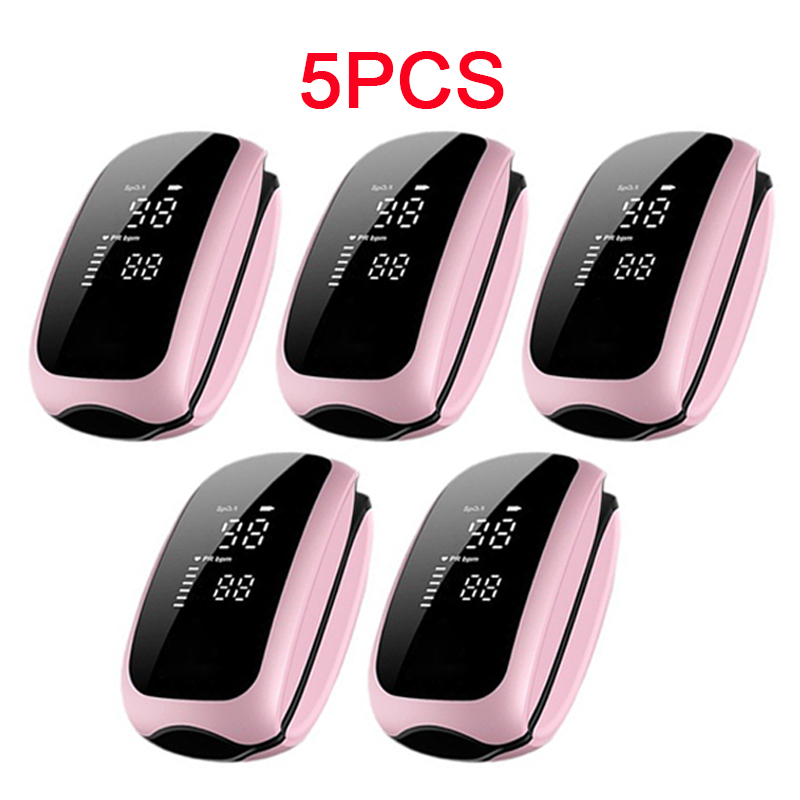 5 قطع من أجهزة قياس الأكسجين ا - مراجعة Pulse Oximeter Fingertip Rechargeable وسعره
