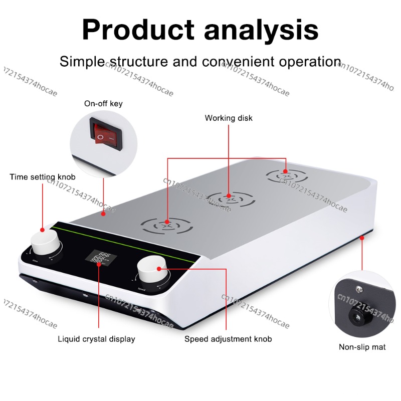 لوحة تسخين كهربائية من الفولاذ - مراجعة Lab Magnetic Stirrer Hot Plate وسعره