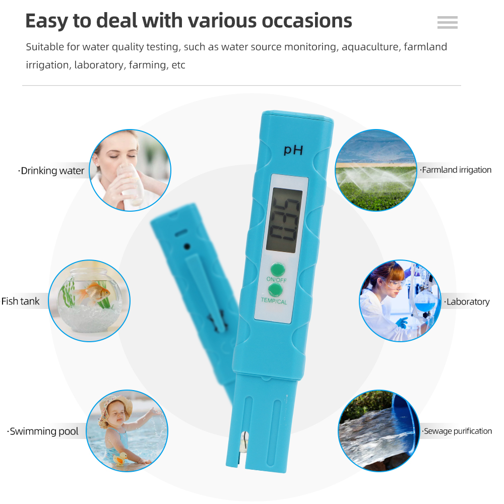 جهاز قياس درجة الحموضة للأحواض - مراجعة Ph Meter Digital Water Tester وسعره