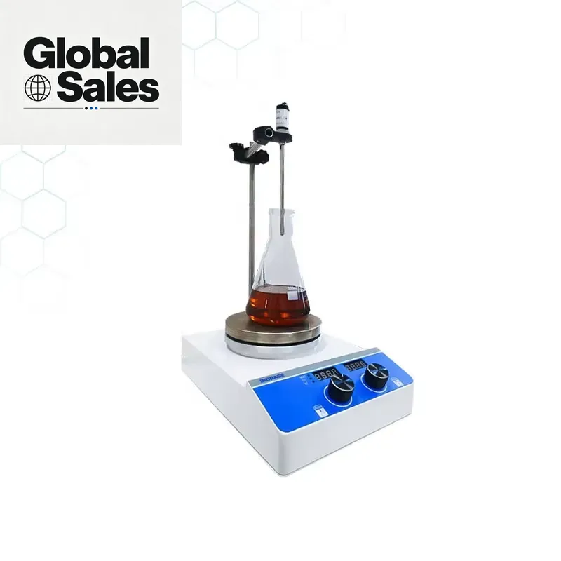 خلاط حراري مغناطيسي رقمي LED ل - مراجعة Lab Magnetic Stirrer Hot Plate وسعره