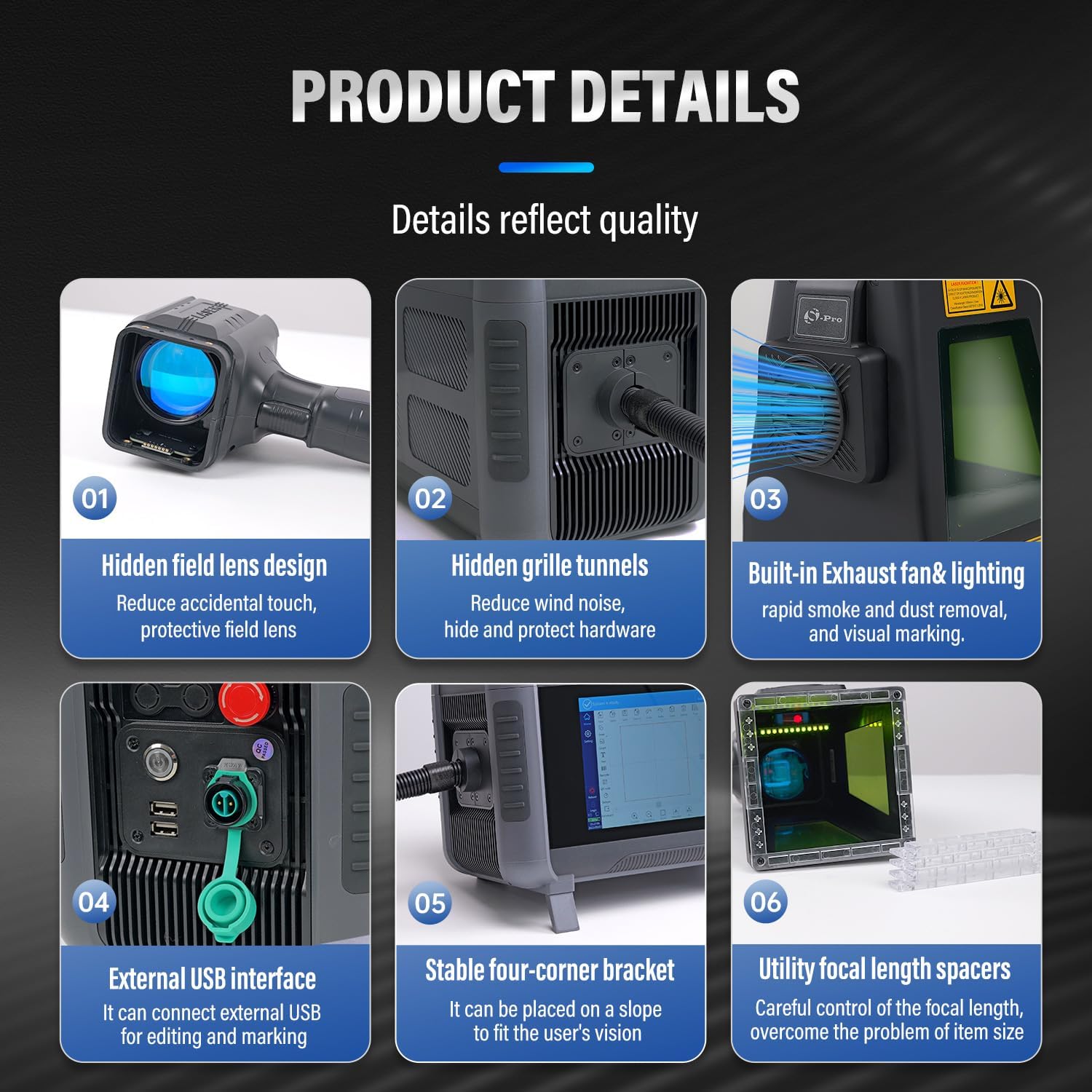 ماكينة نقش بالليزر 30 واط، آلة - مراجعة Fiber Laser Marking Machine 30W وسعره