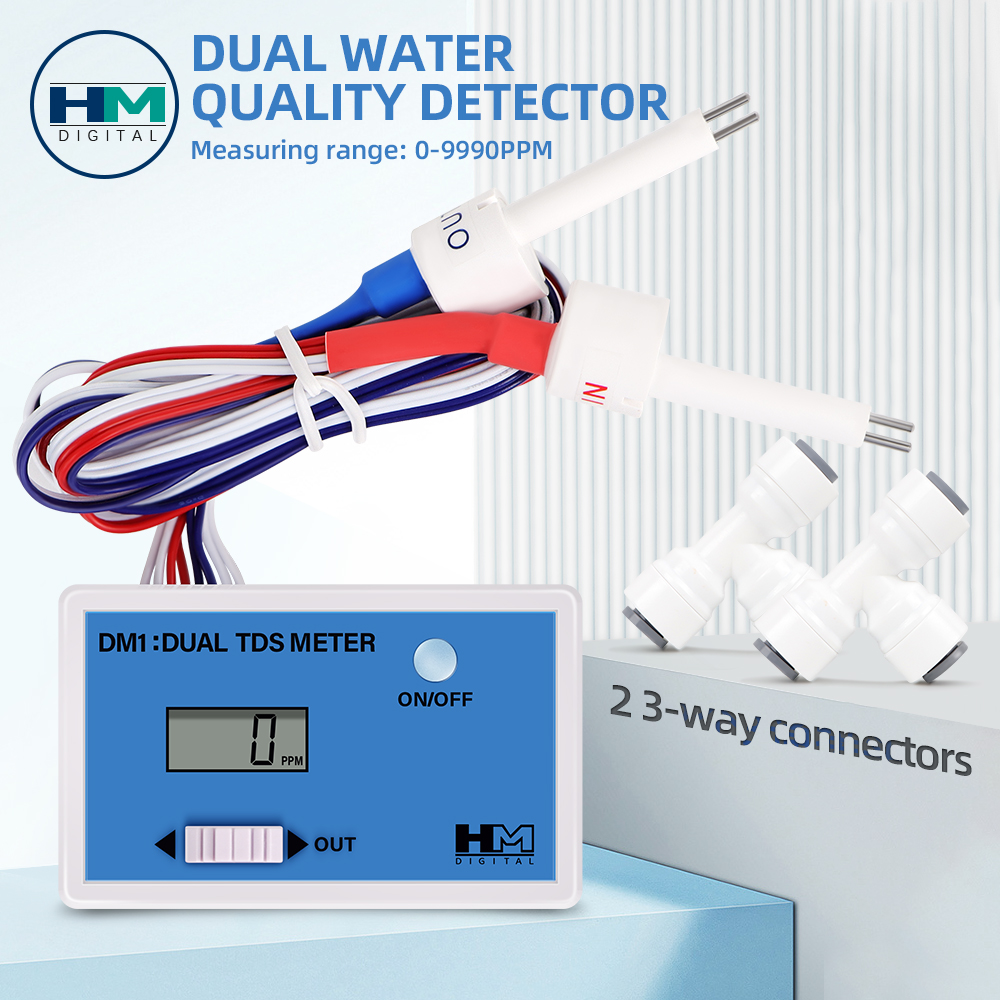 DM1 المزدوج TDS جهاز اختبار جو - مراجعة Ph Meter Digital Water Tester وسعره