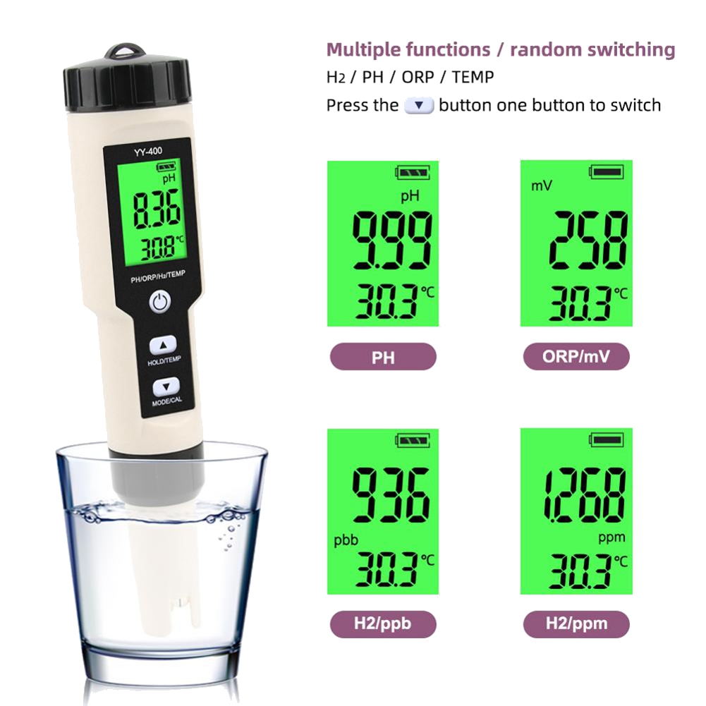 جهاز اختبار تركيز أيون الهيدرو - مراجعة Ph Meter Digital Water Tester وسعره