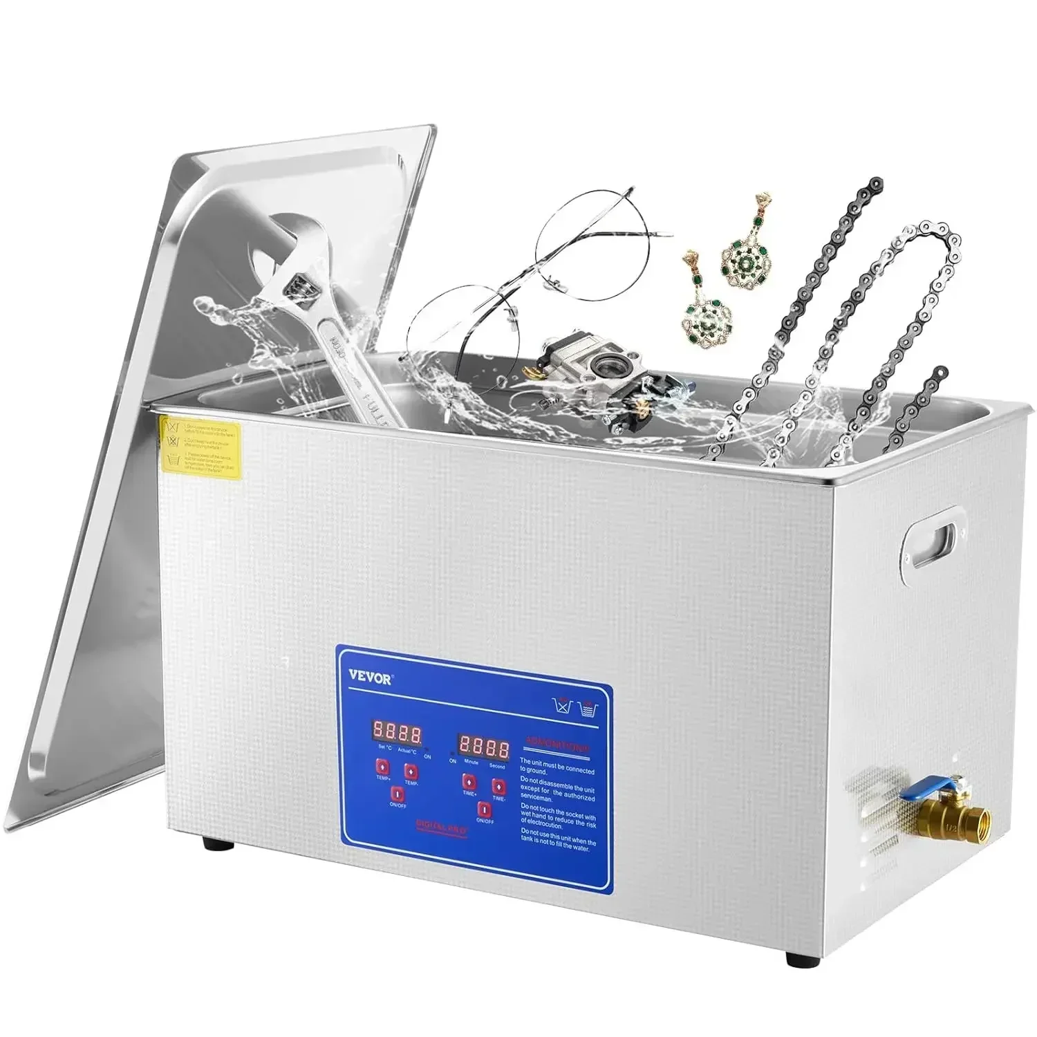كمية محدودة! منظف بالموجات فوق - مراجعة Ultrasonic Cleaner 30L Industrial وسعره