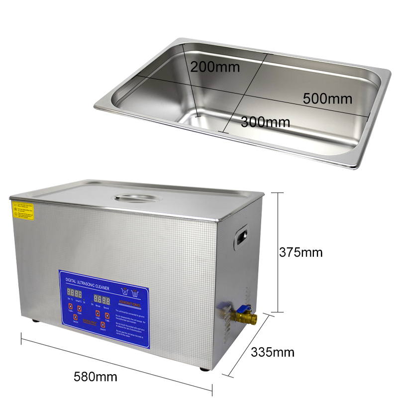 جهاز تنظيف بالموجات فوق الصوتي - مراجعة Ultrasonic Cleaner 30L Industrial وسعره
