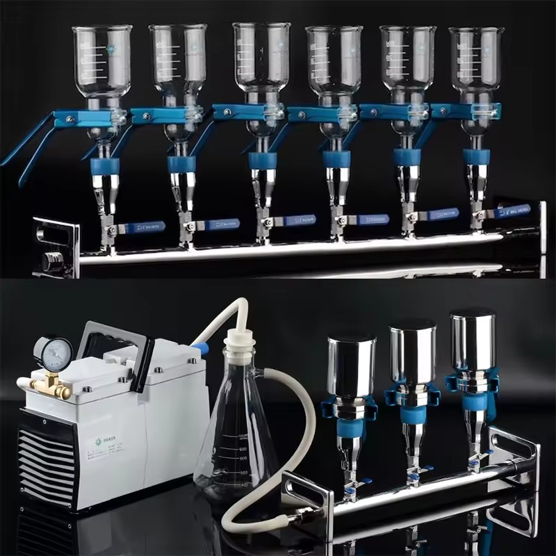 مضخة تفريغ غشائية محمولة صامتة - مراجعة Lab Equipment وسعره
