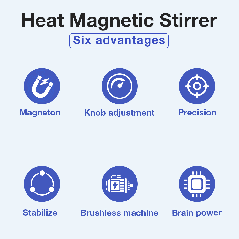 1L موقد محرك مغناطيسي 85-2 درج - مراجعة Lab Magnetic Stirrer Hot Plate وسعره