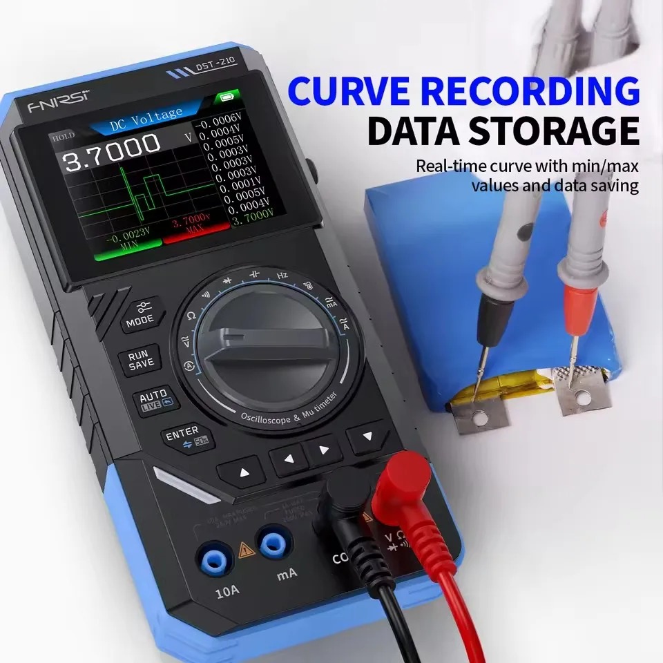 جهاز قياس رقمي متعدد الوظائف D - مراجعة Fnirsi Digital Oscilloscope Handheld وسعره